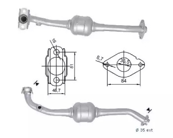 Катализатор MAGNAFLOW 68015