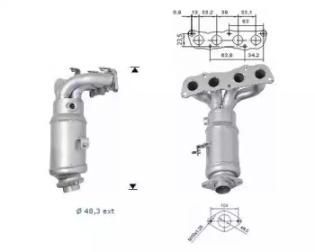 Катализатор MAGNAFLOW 68016