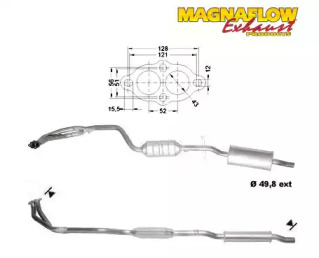 Катализатор MAGNAFLOW 70601