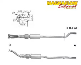 Катализатор MAGNAFLOW 70929