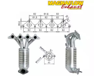 Катализатор MAGNAFLOW 73405