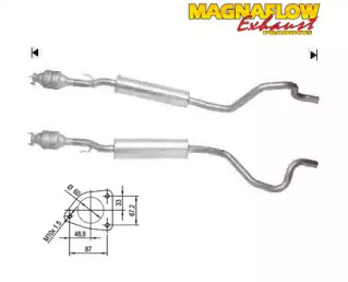 Катализатор MAGNAFLOW 74501D