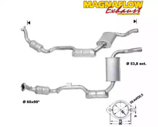 Катализатор MAGNAFLOW 75012