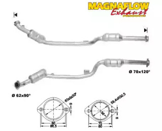 Катализатор MAGNAFLOW 75014