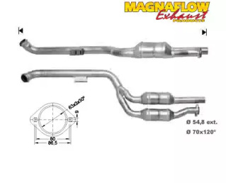 Катализатор MAGNAFLOW 75018D