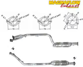 Катализатор MAGNAFLOW 75025