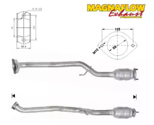 Катализатор MAGNAFLOW 75615