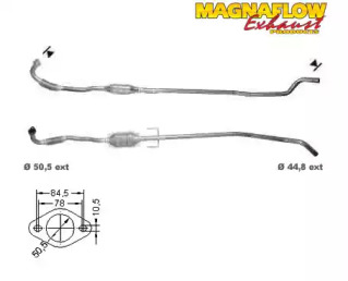 Катализатор MAGNAFLOW 75801D