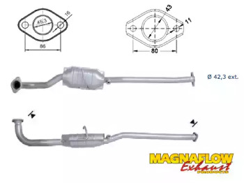 Катализатор MAGNAFLOW 77608