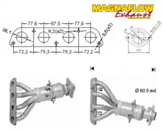 Катализатор MAGNAFLOW 78025