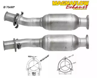 Катализатор MAGNAFLOW 80965D