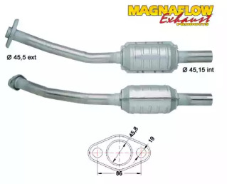 Катализатор MAGNAFLOW 85834