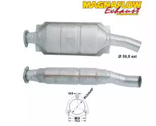 Катализатор MAGNAFLOW 89236