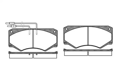 Комплект тормозных колодок WOKING P1473.04