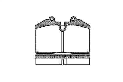 Комплект тормозных колодок WOKING P0403.20