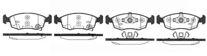 Комплект тормозных колодок WOKING P0723.50