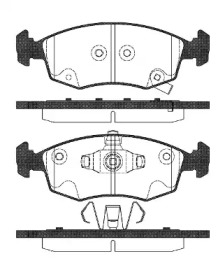 Комплект тормозных колодок WOKING P0723.72