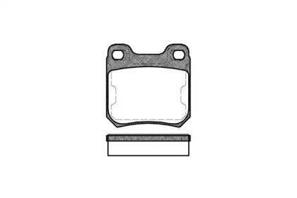 Комплект тормозных колодок WOKING P3393.50