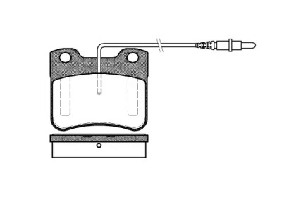 Комплект тормозных колодок WOKING P3473.24