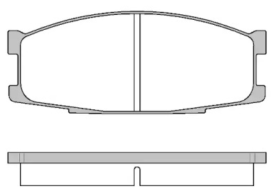 Комплект тормозных колодок WOKING P3833.00