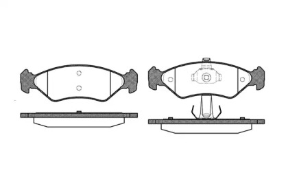 Комплект тормозных колодок WOKING P3853.30