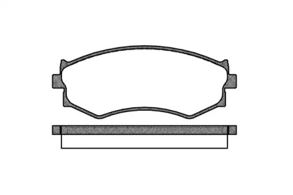 Комплект тормозных колодок WOKING P3873.00