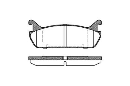 Комплект тормозных колодок WOKING P2293.00