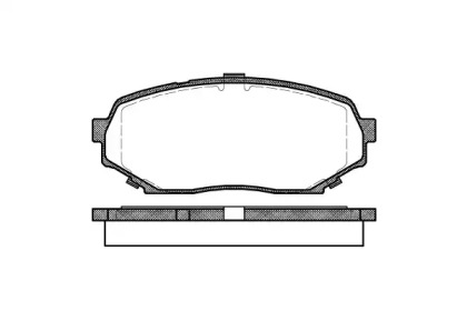 Комплект тормозных колодок WOKING P2393.00