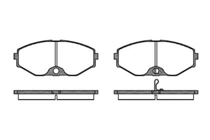 Комплект тормозных колодок WOKING P2753.02