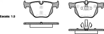 Комплект тормозных колодок WOKING P2813.70