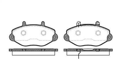 Комплект тормозных колодок WOKING P2923.02