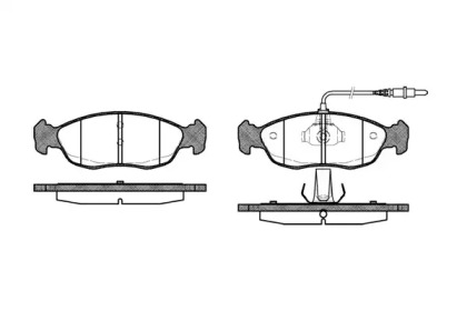 Комплект тормозных колодок WOKING P5613.02