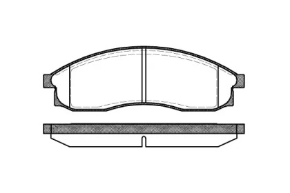 Комплект тормозных колодок WOKING P5693.00