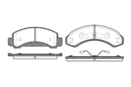 Комплект тормозных колодок WOKING P4723.00