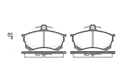 Комплект тормозных колодок WOKING P4823.00