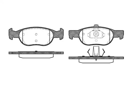 Комплект тормозных колодок WOKING P4883.20