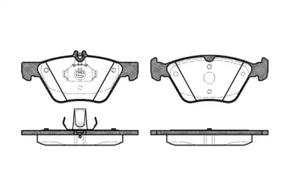 Комплект тормозных колодок WOKING P7013.20