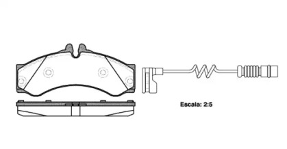 Комплект тормозных колодок WOKING P7143.12