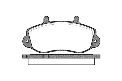 Комплект тормозных колодок WOKING P7773.00