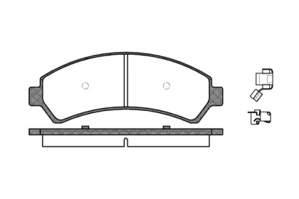 Комплект тормозных колодок WOKING P7883.00