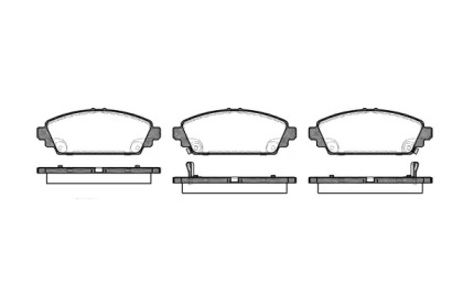 Комплект тормозных колодок WOKING P6003.02