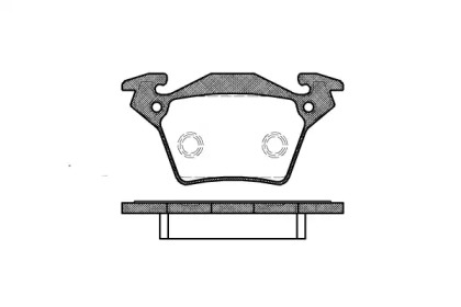 Комплект тормозных колодок WOKING P6173.00