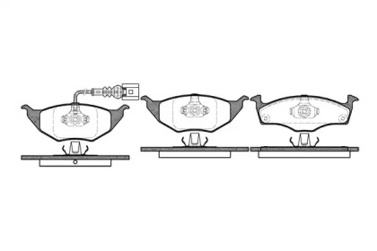 Комплект тормозных колодок WOKING P6183.11