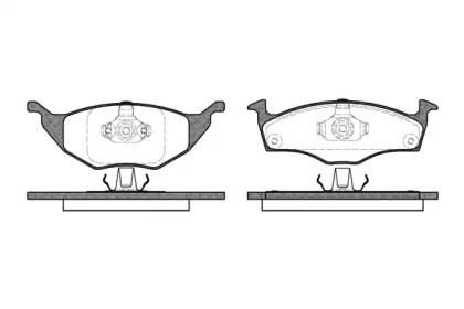 Комплект тормозных колодок WOKING P6183.20