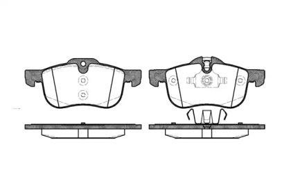 Комплект тормозных колодок WOKING P6193.00