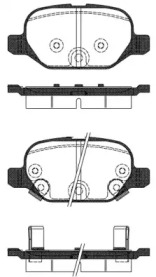 Комплект тормозных колодок WOKING P6273.32