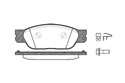 Комплект тормозных колодок WOKING P6313.00