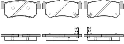 Комплект тормозных колодок WOKING P6463.42