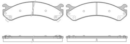 Комплект тормозных колодок WOKING P6563.02