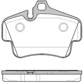 Комплект тормозных колодок WOKING P6733.30